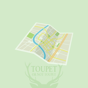 OpenStreetMaps: TOUPET OR NOT TOUPET Anfahrt
